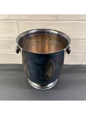 William Adams Italy Silverplate Champagne Bucket Vintage Wine Cooler Ice Bucket